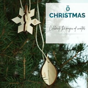 doTERRA Wood Christmas Ornaments for Essential Oil
